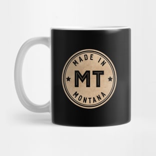 Made In Montana MT State USA Mug